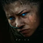 Zendaya em Duna Parte 3 como Chani com olhos azuis e traje fremen pôster oficial