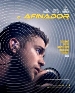 Pôster oficial de O Afinador (2025) com Leo Woodall em destaque, parte do elenco de O Afinador (2025)