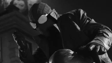 spider noir nicolas cage Nicolas Cage como Spider-Noir em cena sombria do trailer de Spider-Noir do Prime Video