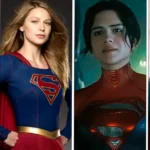 As atrizes que interpretaram Supergirl no cinema e na televisão com Helen Slater, Melissa Benoist, Sasha Calle e Milly Alcock em diferentes versões da personagem
