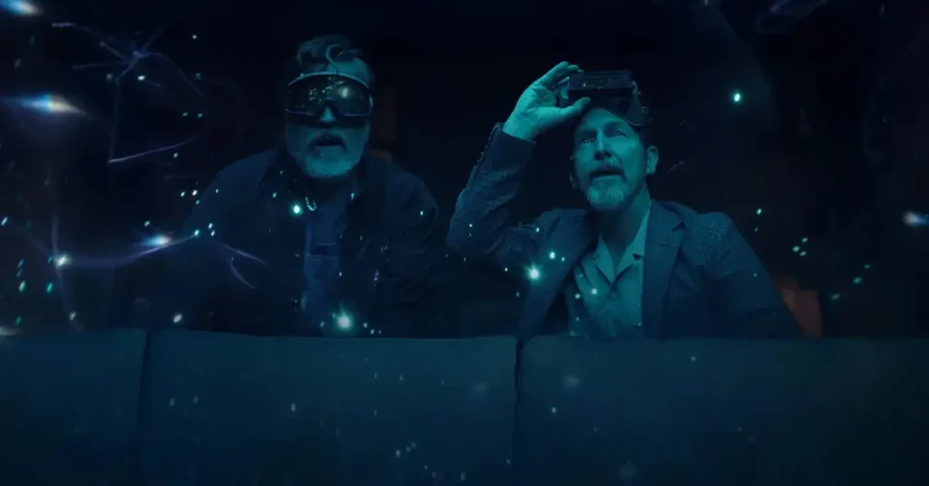 Alfred Molina e Denis O’Hare em cena de The Boroughs (2026), série de suspense sobrenatural da Netflix