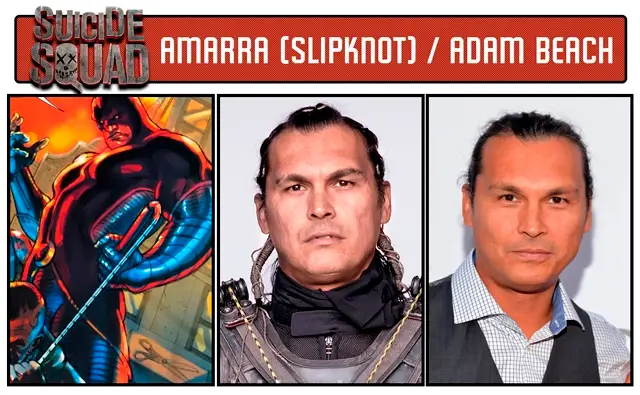 amarra esquadrao suicida Amarra (Slipknot) em versões dos quadrinhos e do filme Esquadrão Suicida (2016), interpretado por Adam Beach na DC Comics.