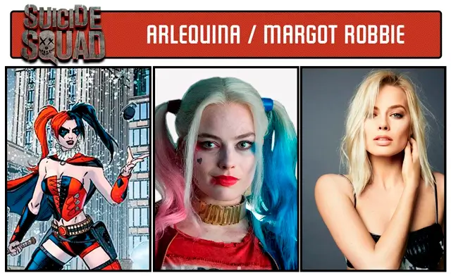 arquelina esquadrao suicida Arlequina em versões dos quadrinhos e do filme Esquadrão Suicida (2016), interpretada por Margot Robbie no universo da DC Comics.