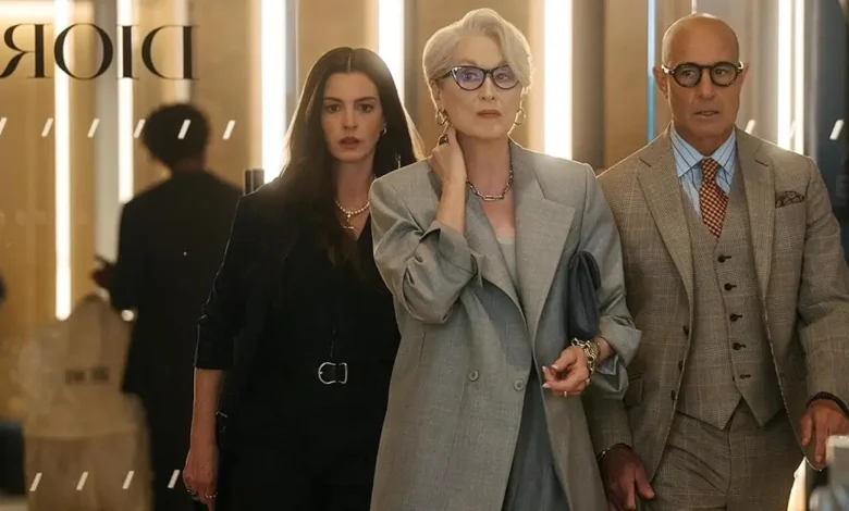 bilheteria de o diabo veste prada 2 Meryl Streep, Anne Hathaway e Stanley Tucci em O Diabo Veste Prada 2 (2026), filme que lidera a bilheteria de O Diabo Veste Prada 2 com estreia global de US$ 233,6 milhões