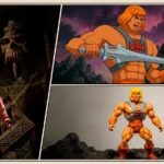 Curiosidades sobre He-Man mostrando a evolução do personagem entre live-action, animação clássica e brinquedos da Mattel.