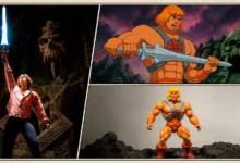 Curiosidades sobre He-Man mostrando a evolução do personagem entre live-action, animação clássica e brinquedos da Mattel.