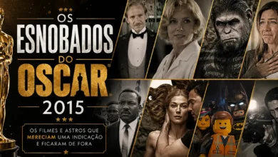 Arte especial dos esnobados do Oscar 2015 com filmes como Garota Exemplar, Selma, O Abutre e Uma Aventura LEGO