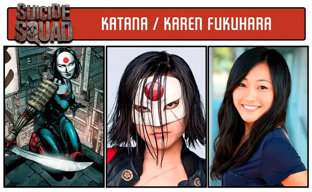 katana esquadrao suicida Katana em versões dos quadrinhos e do filme Esquadrão Suicida (2016), interpretada por Karen Fukuhara na DC Comics.