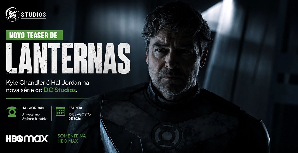 Imagem ilustrativa sobre Lanternas lança poster com Kyle Chandler e Aaron Pierre, e revela teaser do episódio 5