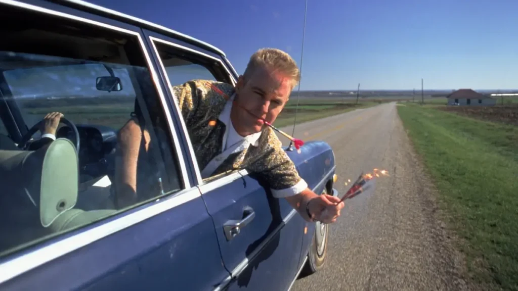 Owen Wilson em cena do filme Pura Adrenalina (1996), dirigido por Wes Anderson
