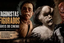 Desfigurados Memoráveis do Cinema: arte com personagens icônicos como Spawn, Rocky Dennis e John Merrick em especial sobre deformidades no cinema.