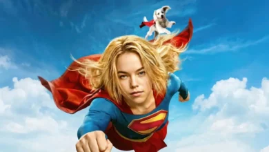 Trailer final de Supergirl com Milly Alcock como Kara Zor-El voando pelos céus ao lado de Krypto no novo filme do DCU