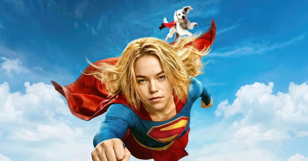 Trailer final de Supergirl com Milly Alcock como Kara Zor-El voando pelos céus ao lado de Krypto no novo filme do DCU