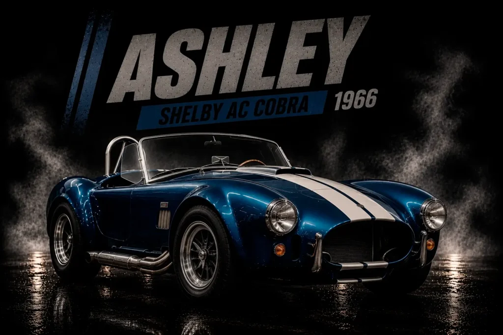 Shelby AC Cobra 1966 do filme 60 Segundos, conhecido como Ashley.