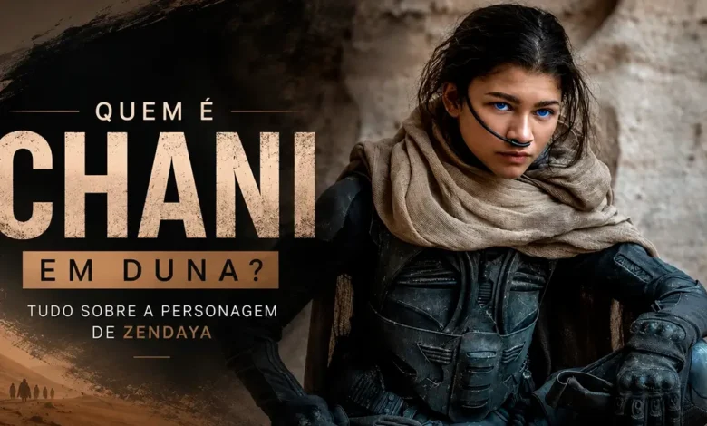 Zendaya como Chani no filme Duna em imagem destacada do artigo sobre a personagem