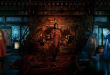 Imagem promocional de A Leste do Palácio (Donggung), série sul-coreana da Netflix estrelada por Nam Joo-hyuk e Roh Yoon-seo, com estreia em 17 de julho de 2026.