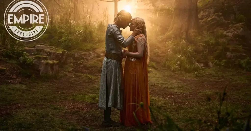 Celeborn e Galadriel se reencontram em cena romântica da terceira temporada de O Senhor dos Anéis: Os Anéis de Poder, série do Prime Video.
