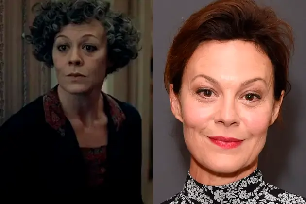a invencao de hugo cabret helen mccrory Helen McCrory como Mama Jeanne em A Invenção de Hugo Cabret e a atriz em uma de suas últimas fotos.