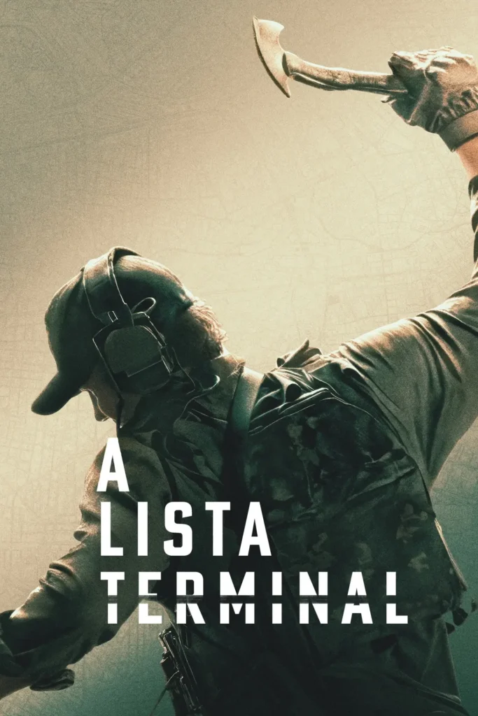 Pôster oficial de A Lista Terminal: 2ª temporada com James Reece em ação