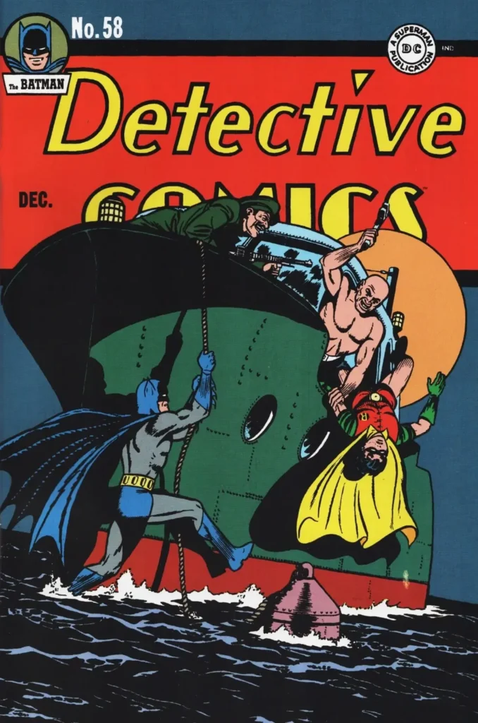 A Origem do Pinguim: capa de Detective Comics #58, edição que marcou a primeira aparição de Oswald Cobblepot nos quadrinhos do Batman em 1941.