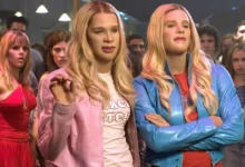 Shawn Wayans e Marlon Wayans caracterizados como Brittany e Tiffany Wilson em uma das cenas mais famosas de As Branquelas (2004