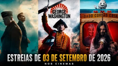 Estreias de 03 de setembro de 2026 nos cinemas