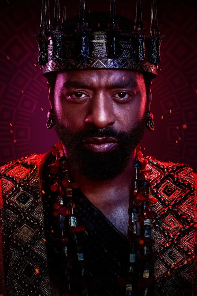 Rei Saran (Chiwetel Ejiofor) em pôster oficial de Filhos de Sangue e Osso