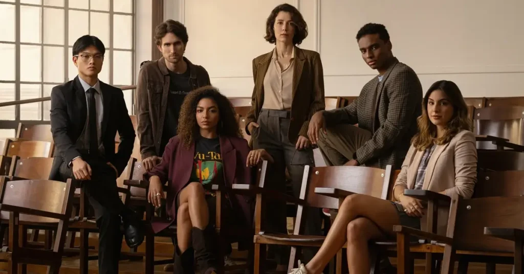 Personagens de Habeas Corpus em cena da nova série dramática