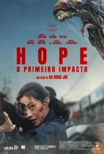 Pôster de Hope: O Primeiro Impacto (2026), filme de ficção científica e suspense dirigido por Na Hong-jin