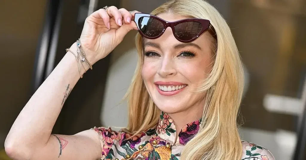 Lindsay Lohan durante sua fase de vida em Dubai