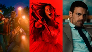 Séries em destaque com cenas de Stranger Things: Histórias de 85, produção de terror e drama policial entre os lançamentos de setembro de 2026