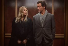 Dominic West e Sienna Miller em cena da série War (2026)