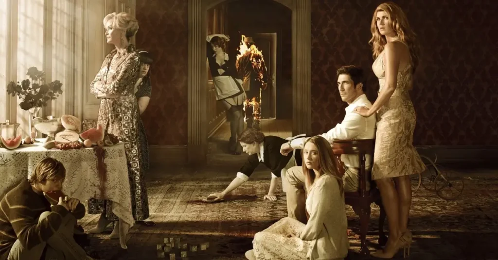 American Horror Story: Murder House, primeira temporada ambientada em uma mansão assombrada