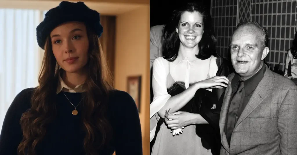 Ella Beatty em cena de Feud: Capote vs. The Swans