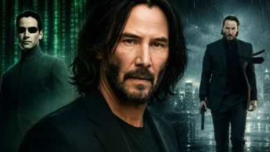 Carreira de Keanu Reeves no cinema, com destaque para seus principais personagens