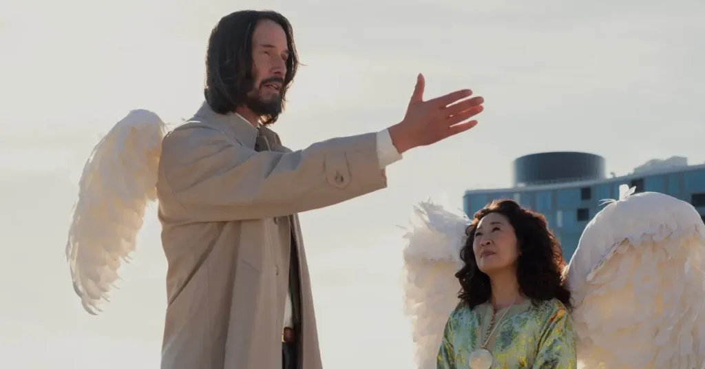 Keanu Reeves como Gabriel em Quando o Céu se Engana