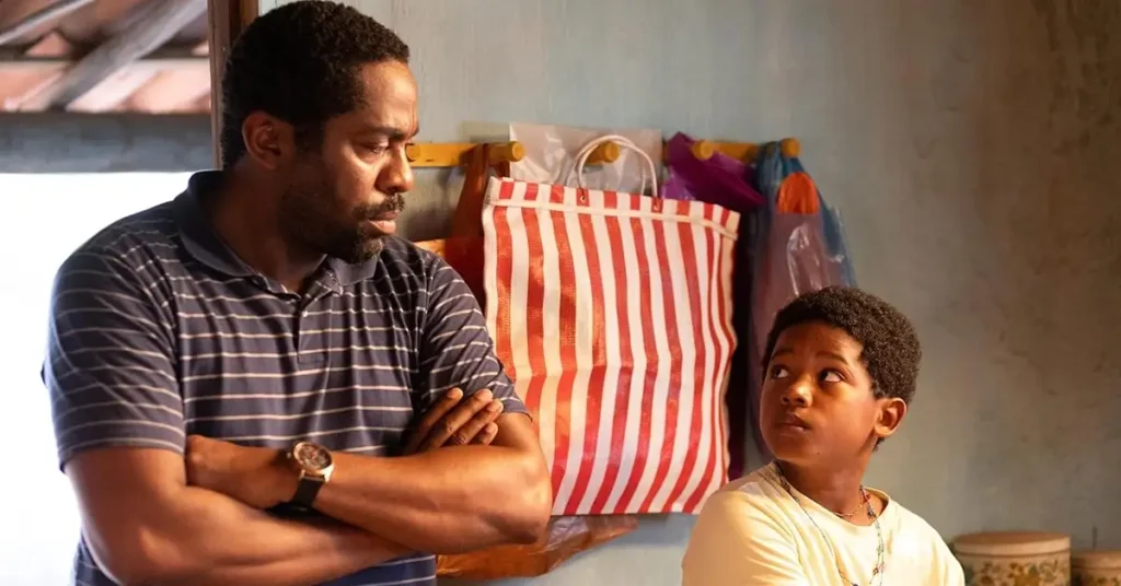 Lázaro Ramos e Yuri Gomes em cena de Feito Pipa, filme escolhido pelo Brasil para o Oscar 2027