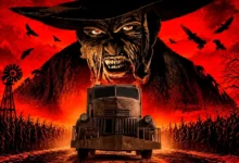 Creeper de Olhos Famintos em cena de terror, personagem cuja origem permanece um mistério na franquia