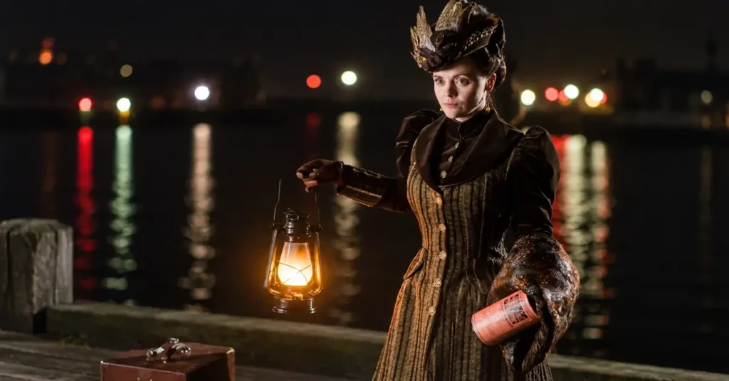Christina Ricci como Lizzie Borden em cena de The Lizzie Borden Chronicles