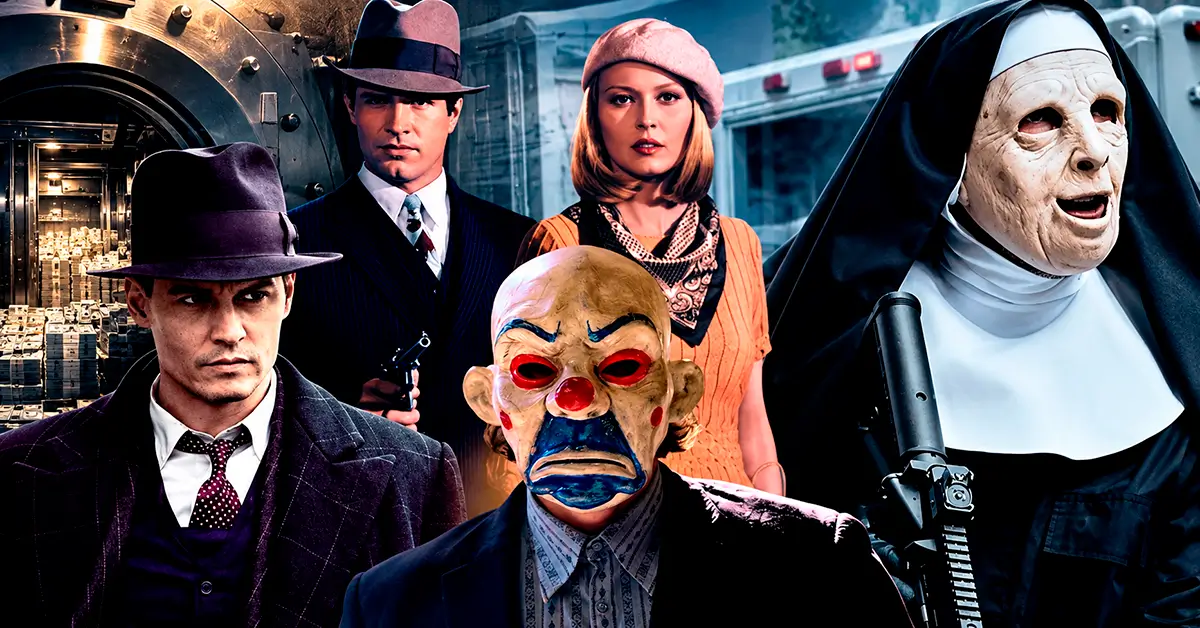 10 best bank robbery movies featuring masked robbers and classic heist scenes