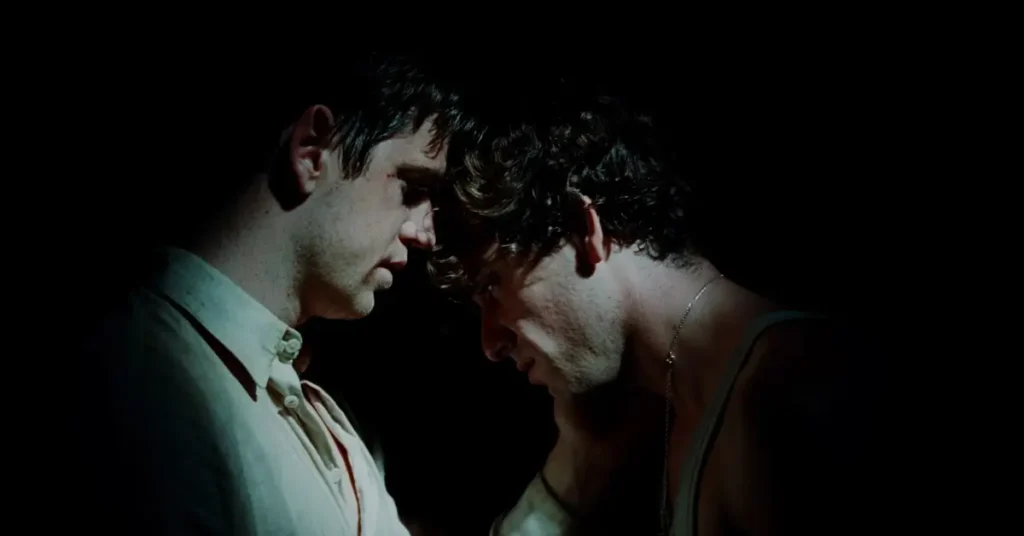 Miguel Bernardeau como Rafael e Carlos González em cena do filme espanhol A Bola Preta (2026), possível destaque nas apostas do Oscar 2027.