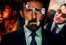 Imagem de destaque com cenas de Cartas de Redenção, Sobrevivência e Colisão Implacável, filmes da Netflix em outubro de 2026