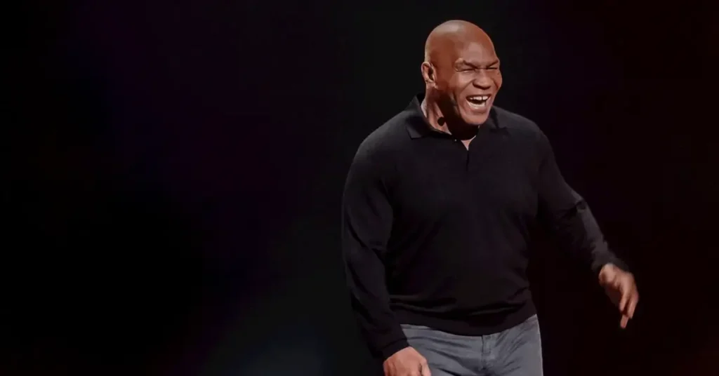 Mike Tyson em Return of the Mike, especial de comédia da Netflix